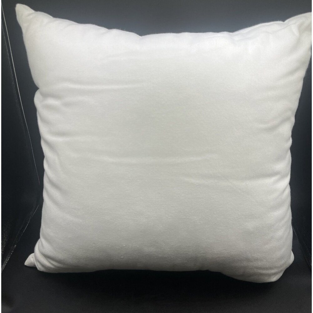 Two Can Art Cat ThrowPILLOW 16x17” Christmas Winter Decor Snowflake Holiday - Picture 2 of 3